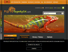 Tablet Screenshot of fototapety24.net